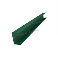 Планка стойки забора 40мм 30х40 х 2000 (ПЭД-01-6005\6005-0.45)
