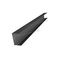 Планка стойки забора 40мм 30х40 х 3000 (VALORI-20-DarkGrey-0.5)