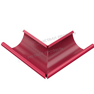 Угол желоба наружный МЕТАЛЛ ПРОФИЛЬ Foramina PUR D150 Ral 3005