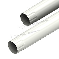 Труба соединительная МЕТАЛЛ ПРОФИЛЬ GRANDSYSTEM D90х1000 Ral 9010