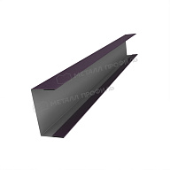 Планка стойки забора 60мм 35х60 х 3000 (VALORI-20-Violet-0.5)