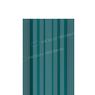 Штакетник металлический МЕТАЛЛ ПРОФИЛЬ LАNE-T 16,5х99 (ПЭ-12-5021-0.45)