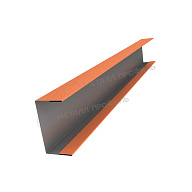 Планка стойки забора 60мм 35х60 х 3000 (VikingMP E-20-8004-0.5)