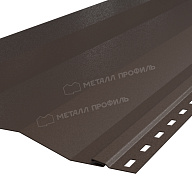 Сайдинг МЕТАЛЛ ПРОФИЛЬ СК-14х226 (VALORI-20-DarkBrown-0.5)