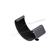 Соединитель желоба МЕТАЛЛ ПРОФИЛЬ Foramina PUR D125 Ral 7024