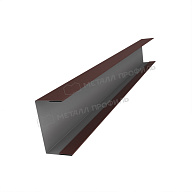 Планка стойки забора 60мм 35х60 х 3000 (VikingMP E-20-8019-0.5)