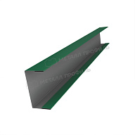 Планка стойки забора 60мм 35х60 х 3000 (ПЭ-01-6005-0.45)
