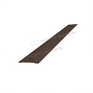Планка крепежная забора 60 х 2500 (VALORI-20-DarkBrown-0.5)