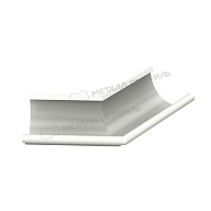 Угол желоба наружный 135 градусов МЕТАЛЛ ПРОФИЛЬ Foramina PUR D150 Ral 9010